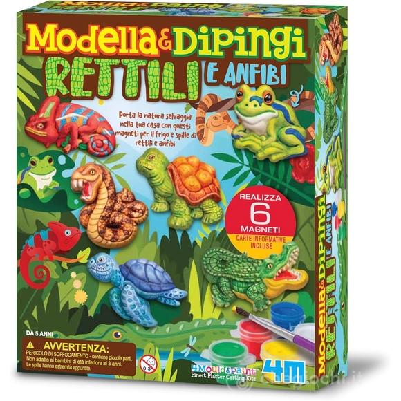 Tobar Dipingi E Modella Magnetini Supereroi - Kit Creativo Per Bambini