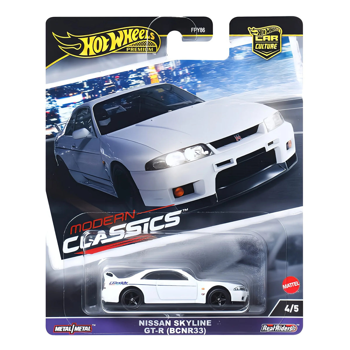 1/24 Hachette NISSAN SKYLINE GT-R R34 V-SPEC BAYSIDE BLUE