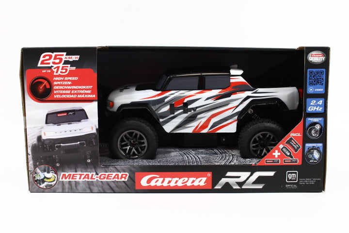metal gear carrera rc Carrera Hummer EV 2.4Ghz radio controlled car – La Ludosfera