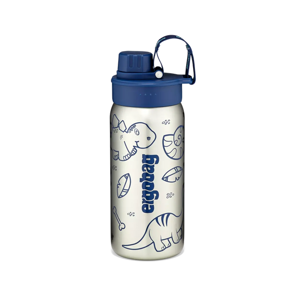 ErgoBag Steel Water Bottle, Blue