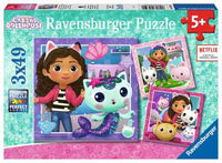 05659 - Puzzle 3x49 pezzi - Giochiamo con Gabby! - dai 5 anni