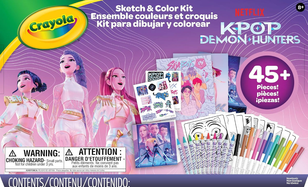 K-Pop Demon Hunters - Set Disegna & Colora