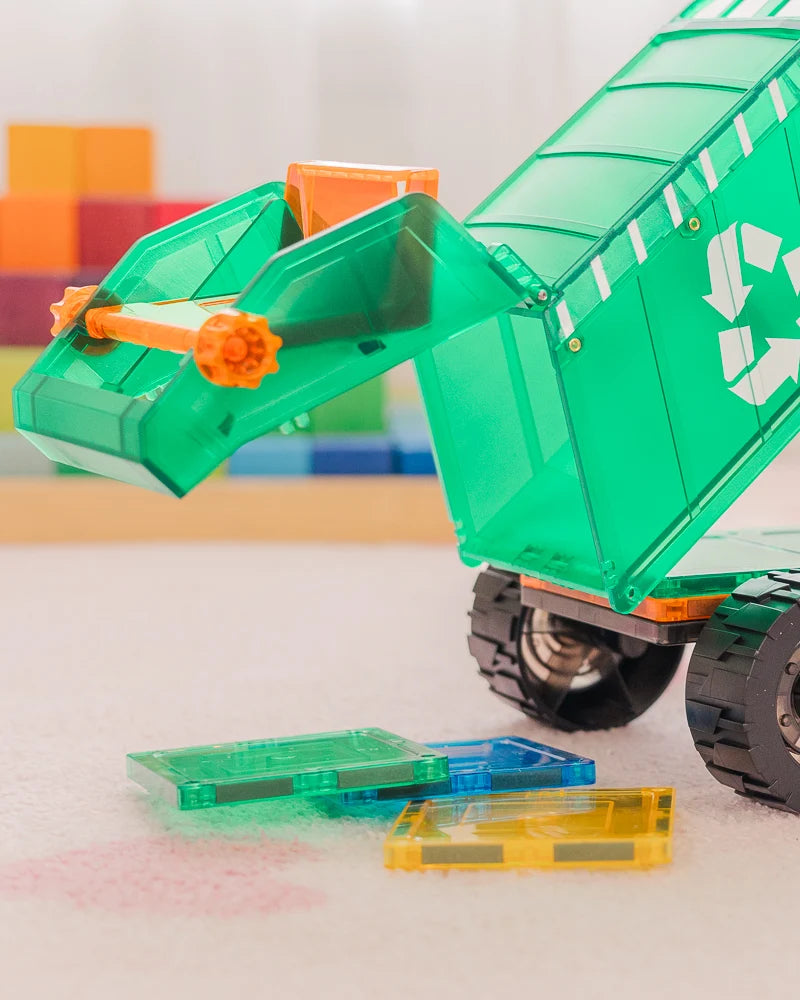 Mega Camion Rifiuti - 14 pezzi