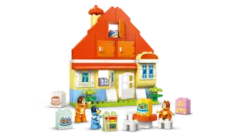 10459 Casa della Famiglia di Bluey con gioco di memoria