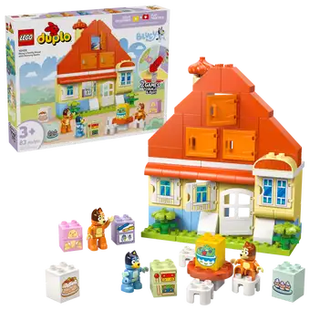 10459 Casa della Famiglia di Bluey con gioco di memoria