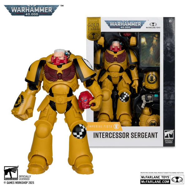 WH40K Intercessor Sergeant Imperial Fist Gold Label