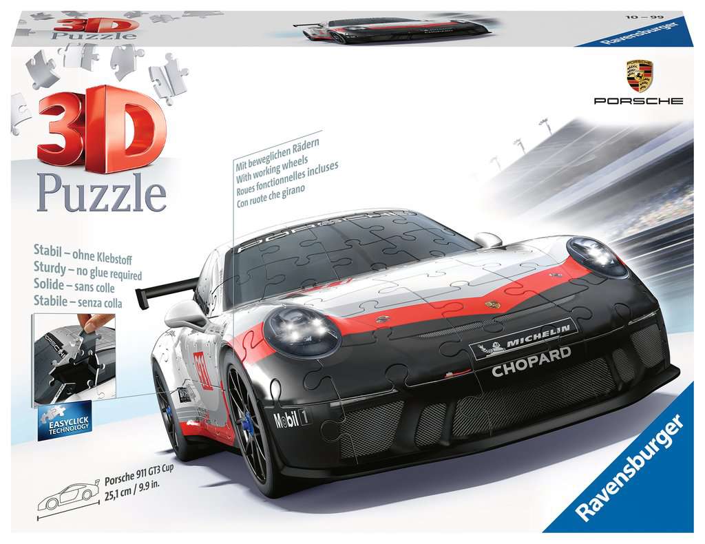 Porsche 911 GT3 Cup - 3D Puzzle 