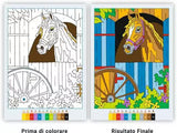 CreArt Album da Colorare 7+ - Cavalli