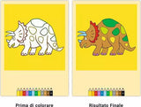 CreArt Album da Colorare 3+ - Scopri i Dinosauri