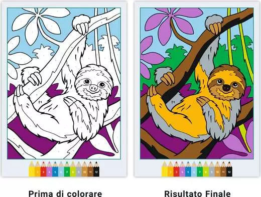 CreArt Album da Colorare 5+ -  Il mondo degli animali