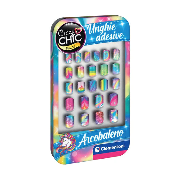 Adhesive False Nails : Rainbow