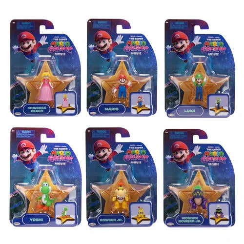 Super Mario Galaxy - Action Figure assortite 4cm.