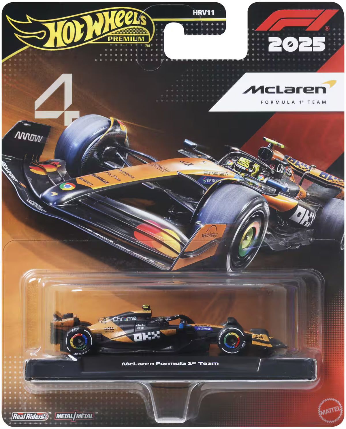Hot Wheels Premium F1 McLaren 4 JKD88