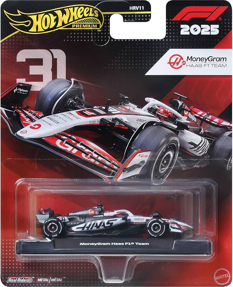 Hot Wheels Premium F1 Moneygram Haas JKD78