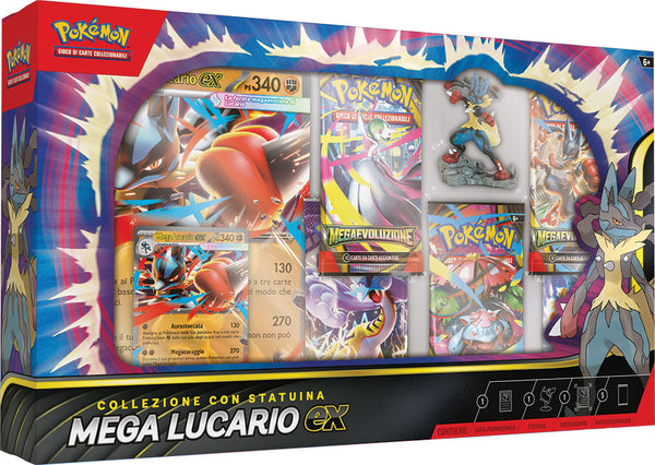 Pokémon M1 - Collezione con statuina Mega Lucario-ex