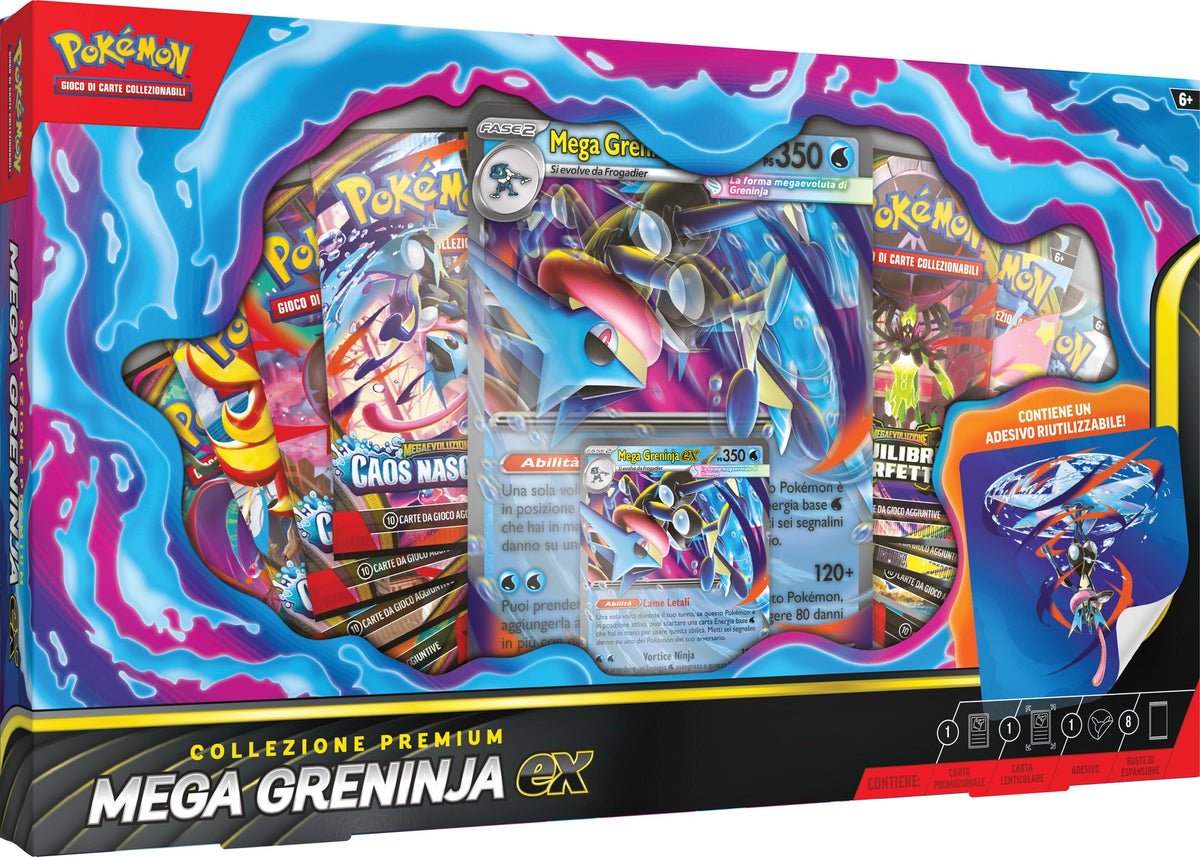 Pokemon collezione premium mega Greninja-ex