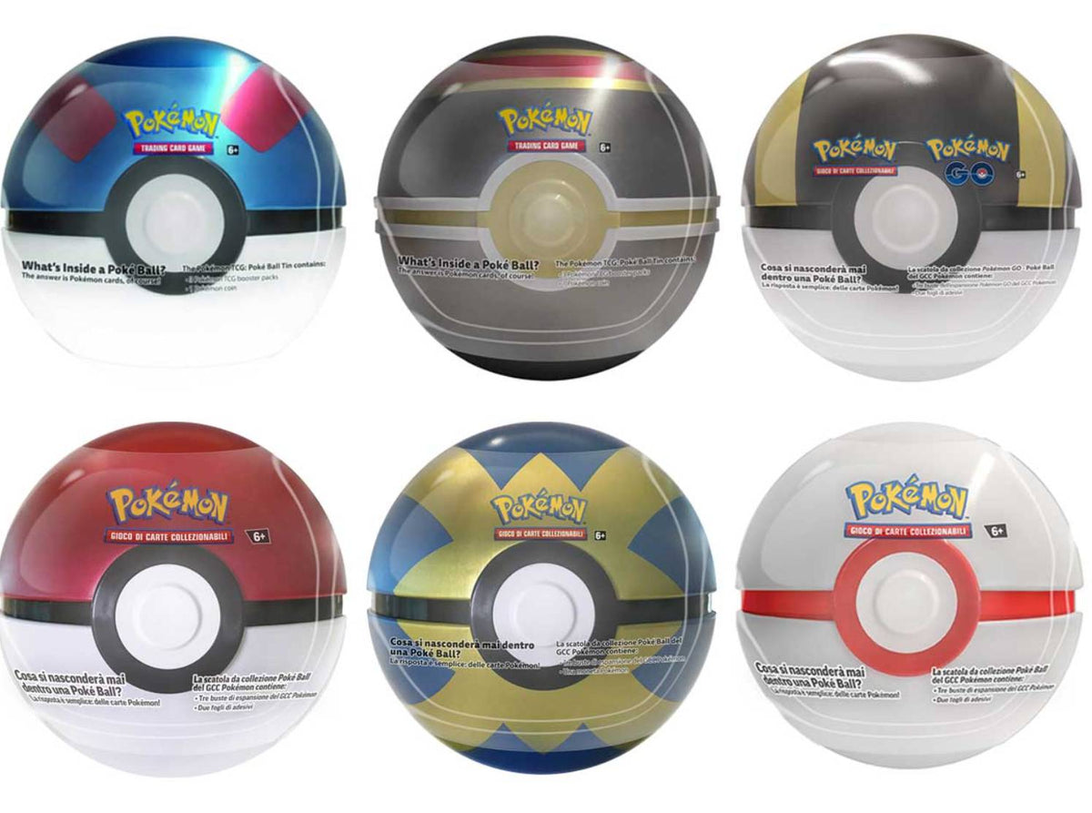 Pokemon tin poke ball reprint 2026 assortito (it)