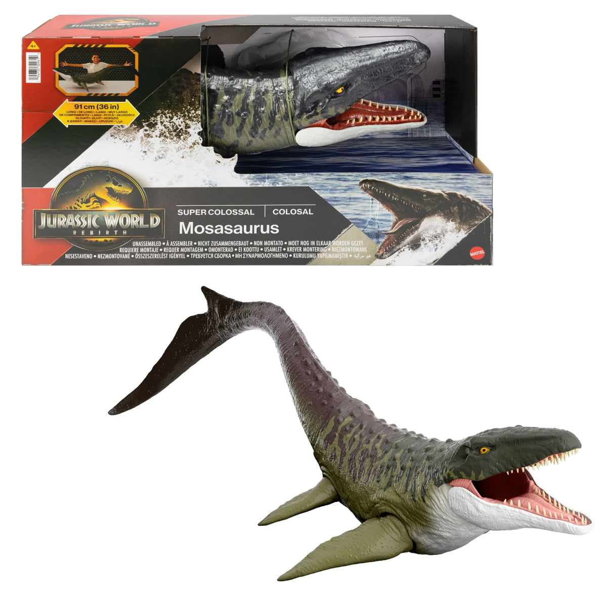 Mosasauro Super Colossale - Jurassic World - Rebirth - JGB51