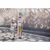 HighwayKick  5 - Monopattino 3 ruote con luci led - Steel