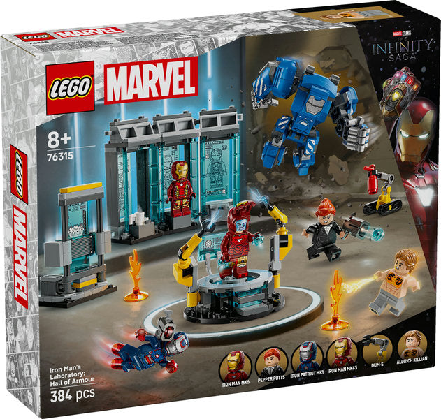 76315 Laboratorio di Iron Man: Sala delle Armature