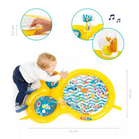 Tappeto ad Acqua Giallo