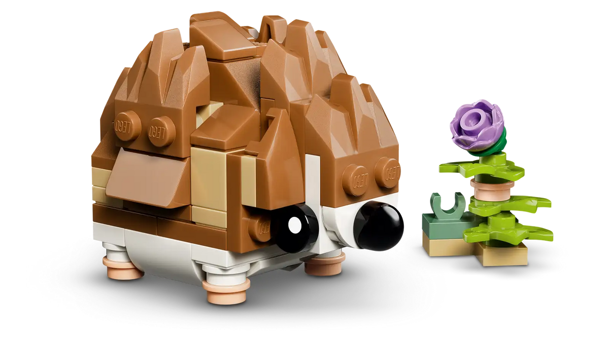 31376 Simpatico criceto con fiore