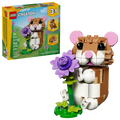 31376 Simpatico criceto con fiore