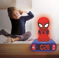 Spider-Man Alarm Clock with Sounds and Light Effects
