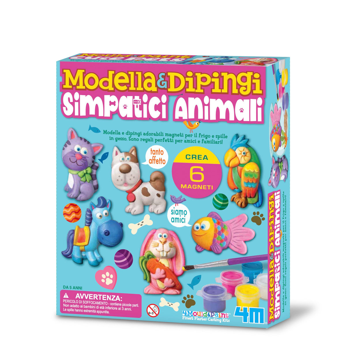 Modella & Dipingi Simpatici Animaletti