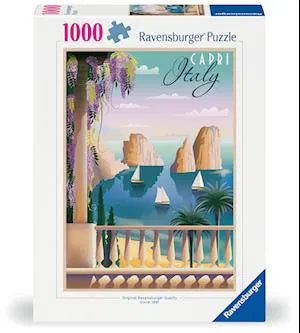 Cartolina da Capri, Italia - 1000 pezzi