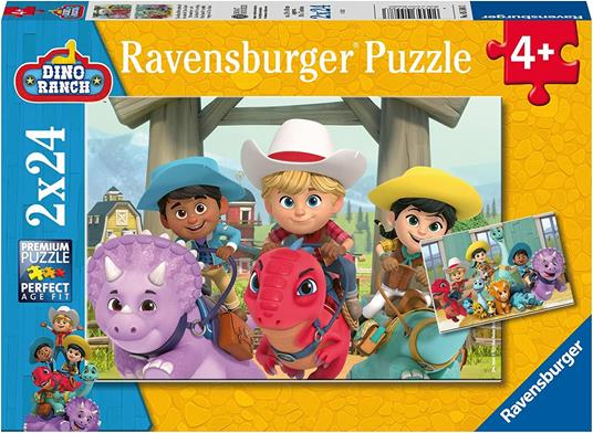 05588 - Puzzle 2x24 pezzi - Dino Ranch- dai 4 anni