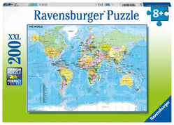 12890 - Puzzle 200 pezzi XXL -Mappa del mondo