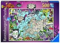 16760 Puzzle 500 pezzi - Mappa europea