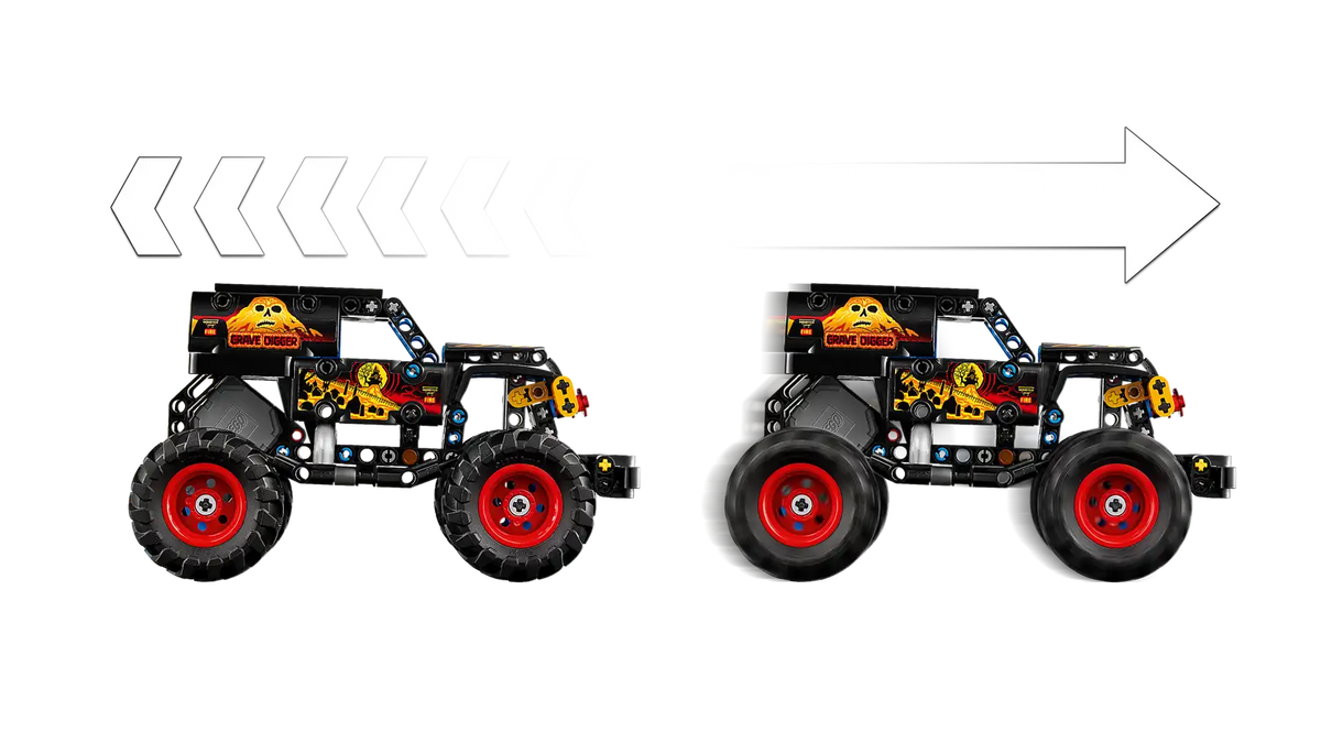 42219 Monster Jam™ Grave Digger Fuoco e Ghiaccio