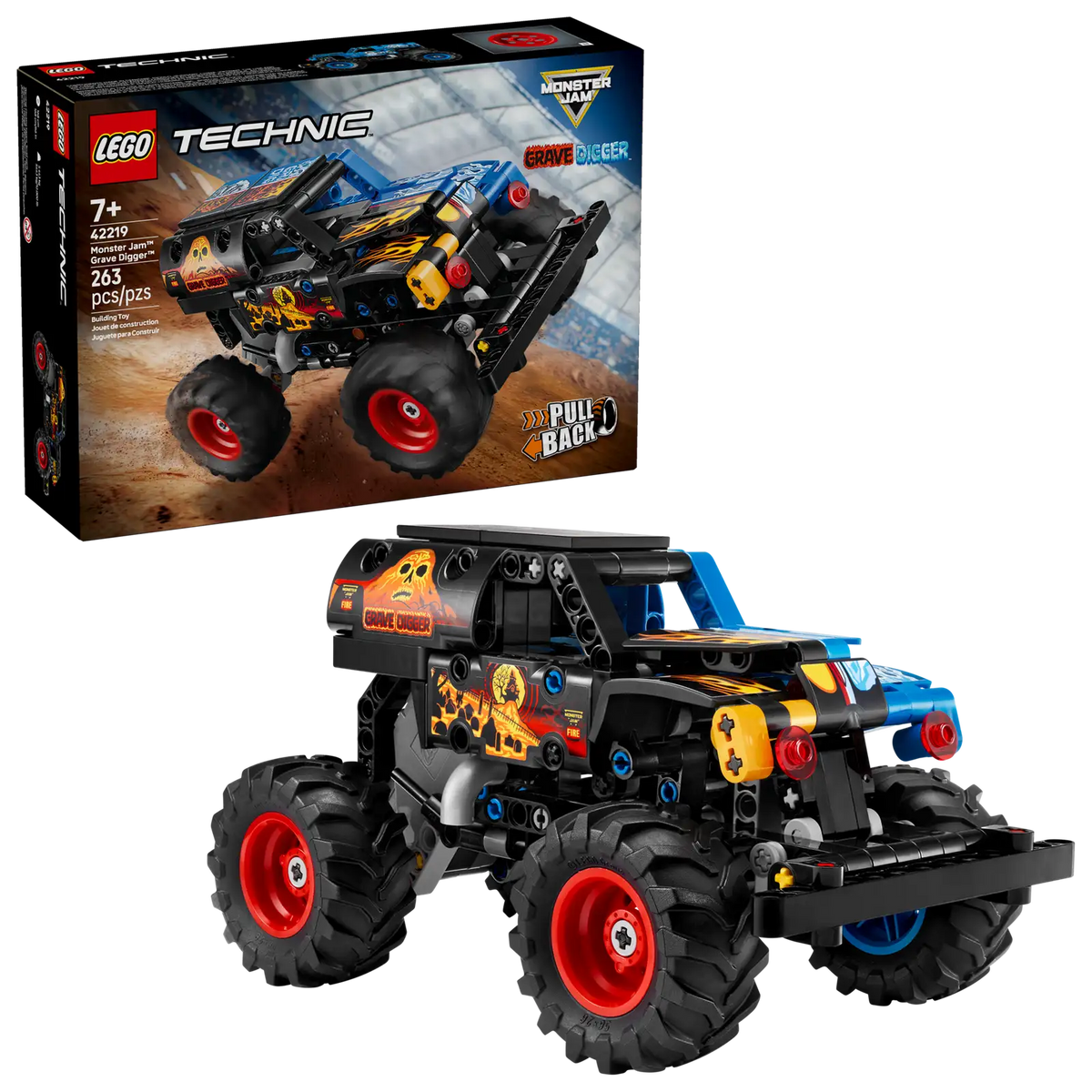 42219 Monster Jam™ Grave Digger Fuoco e Ghiaccio