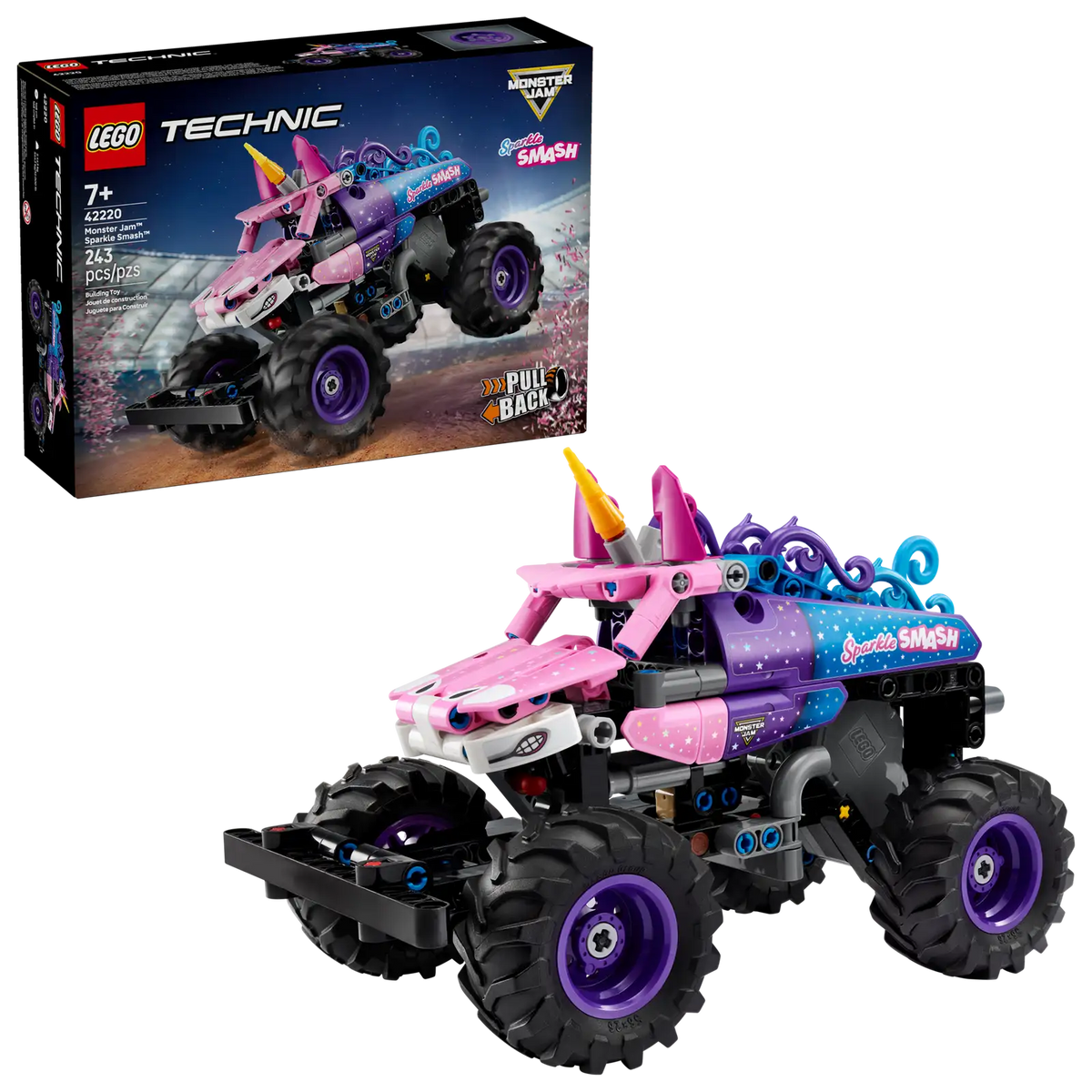 42220 Monster Jam™ Sparkle Smash a retrocarica