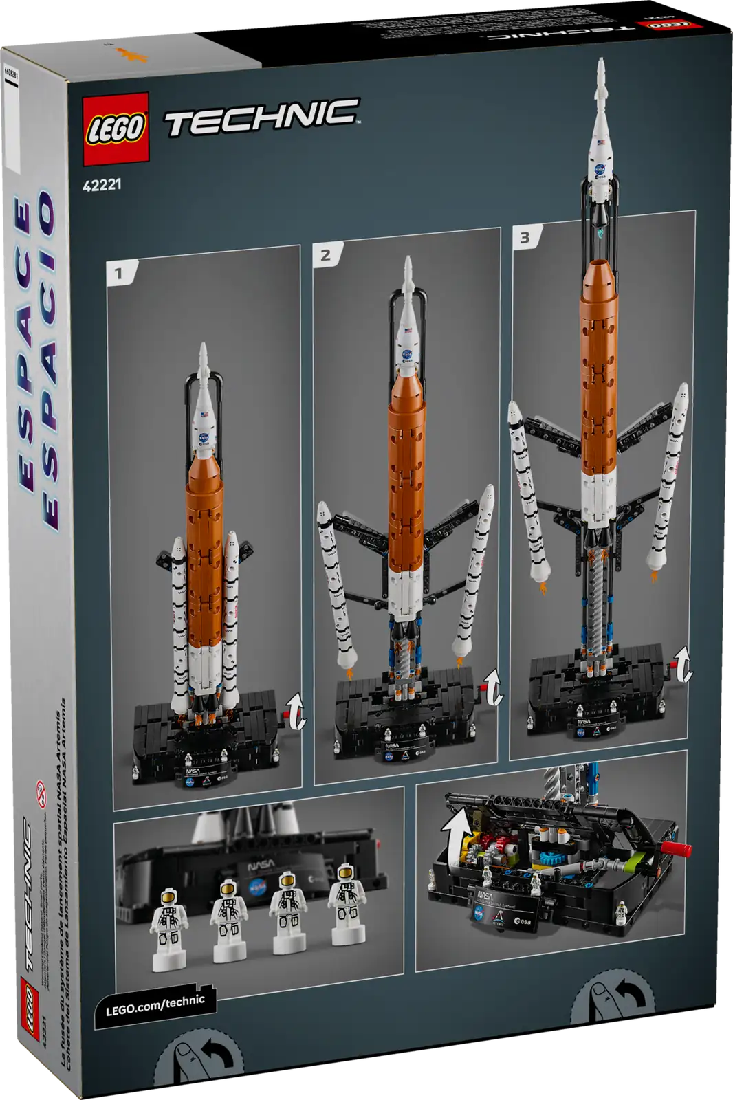 42221 Sistema di lancio spaziale razzo NASA Artemis