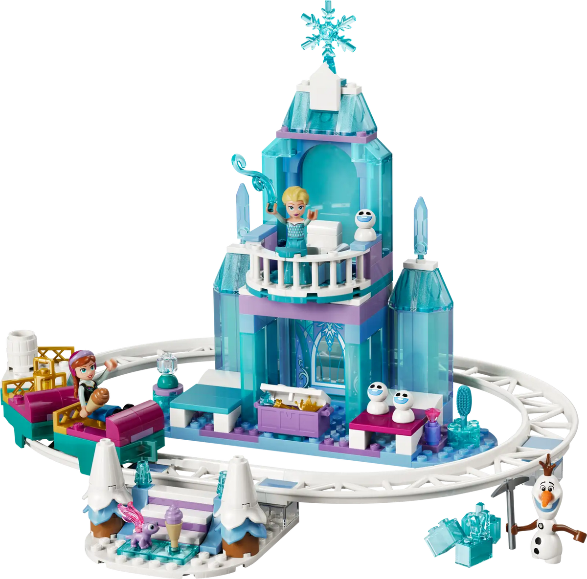 43281 Castello di ghiaccio di Elsa e avventure sulla neve