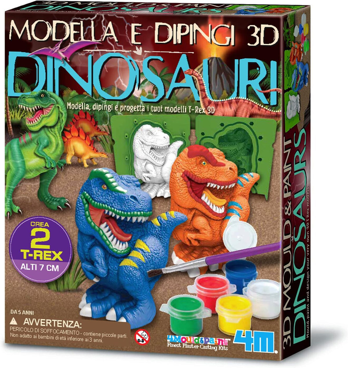 Model &amp; Paint - 3D Dinosaurs 