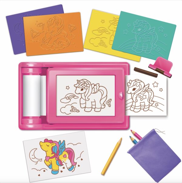 Set di frottage artistico - Unicorni
