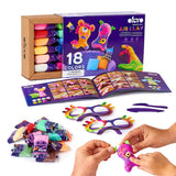 18 colors Set with air clay