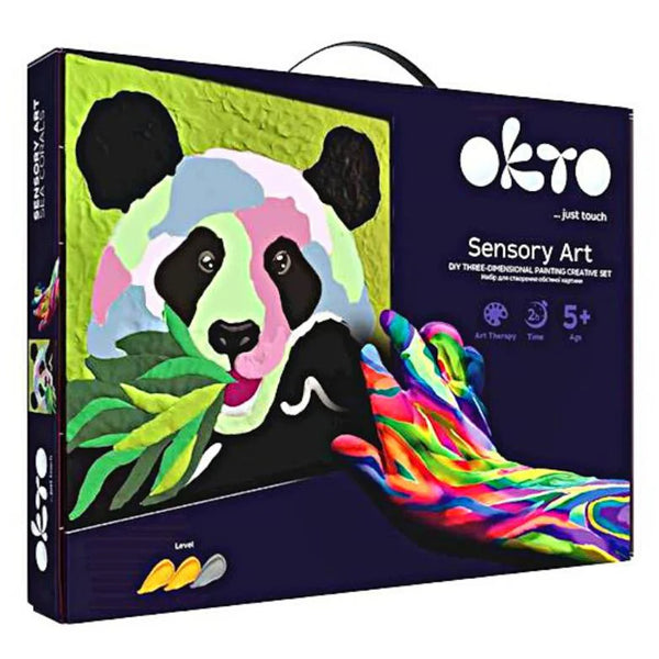 PANDA Coloring with clay set