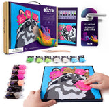 RACCOON Coloring with clay set