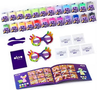 24 colors Set with air clay