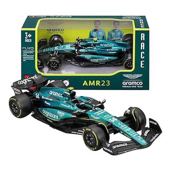 F1 Aston Martin 14 Alonso in scala 1:43