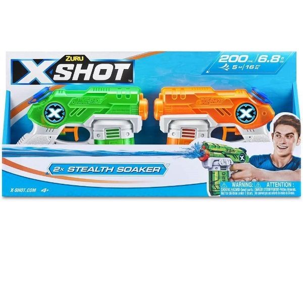 X-Shot Water Coppia pistole Stealth