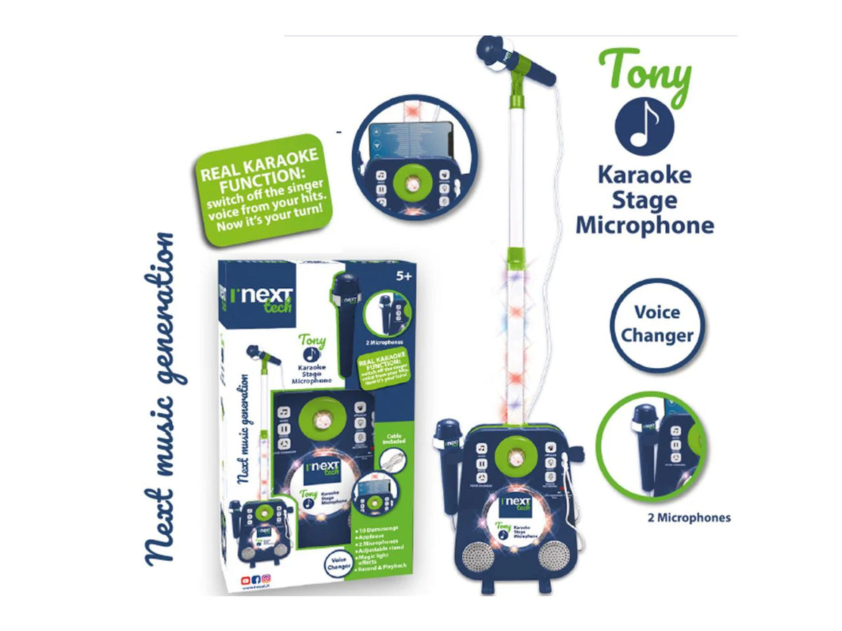 Tony Karaoke Sound Box with 2 microphones