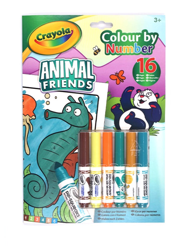 Album Colora con i Numeri - Animal Friends