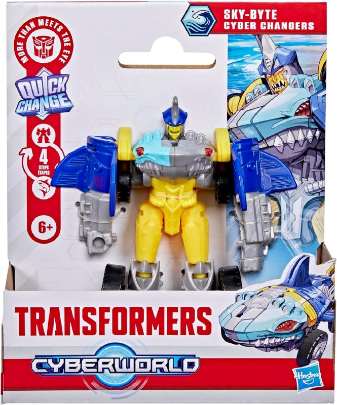 Transformers Cyber Changers Sky Byte