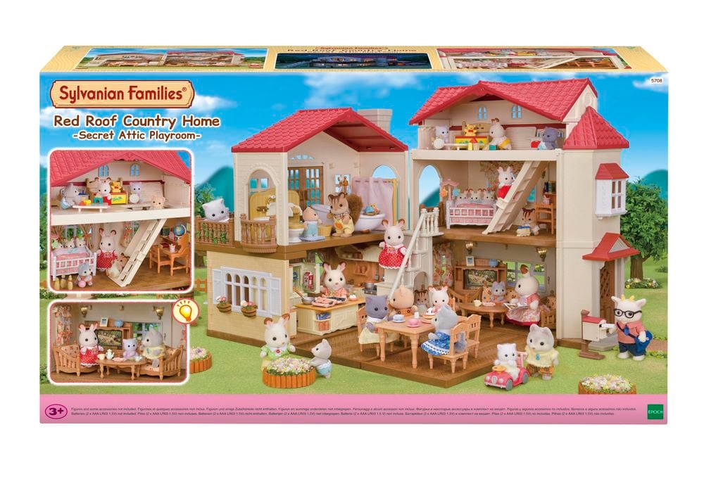 Sylvanian Families - Casa Grande Con Luci - Attico